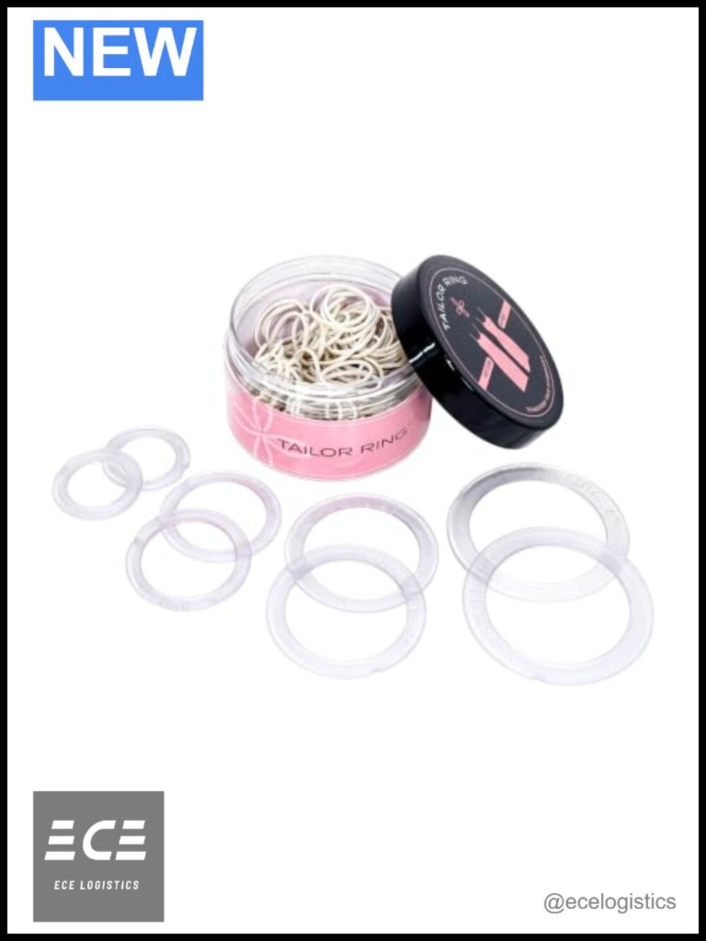 Tailor Ring Cinch Clips Set of 8 Invisible Scarf Ring & Dress Cincher for Women